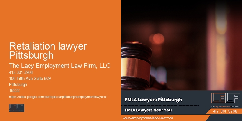 Employee rights lawyer Retaliation lawyer Pittsburgh PA
