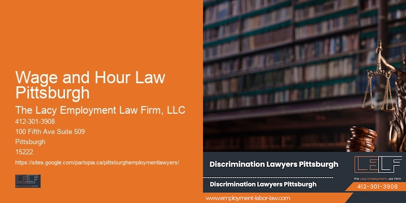 Unpaid wages attorney Wage and Hour Law Pittsburgh