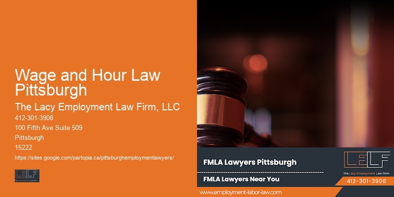 Employee Law Firm Wage and Hour Law Pittsburgh