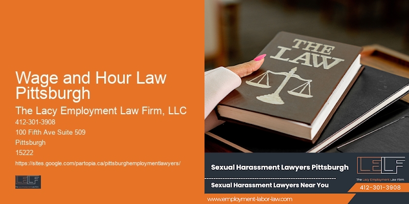 Wage and Hour Law Pittsburgh workplace advocacy attorney