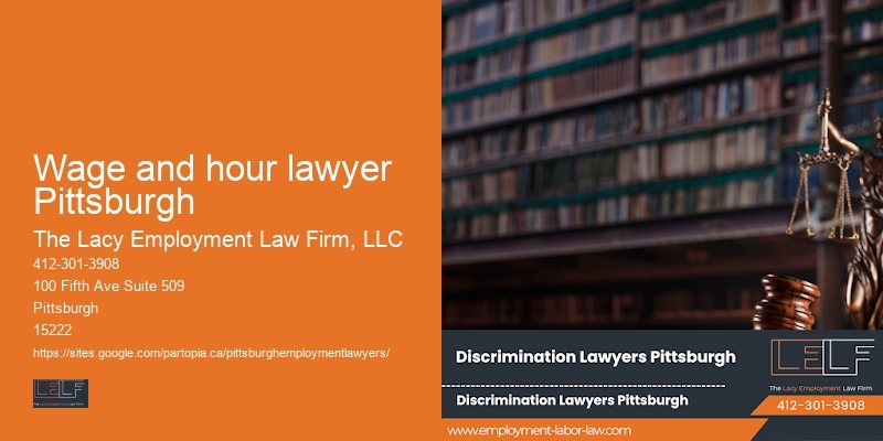 Employment arbitration specialist Wage and hour lawyer Pittsburgh