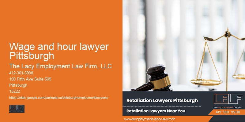 Wage and Hour Law Wage and hour lawyer Pittsburgh