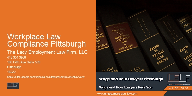 Workplace Law Compliance Pittsburgh Employment Law Representation
