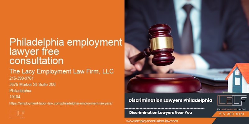 Philadelphia employment lawyer free consultation