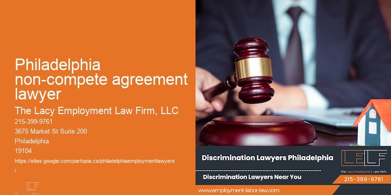 Philadelphia non-compete agreement lawyer