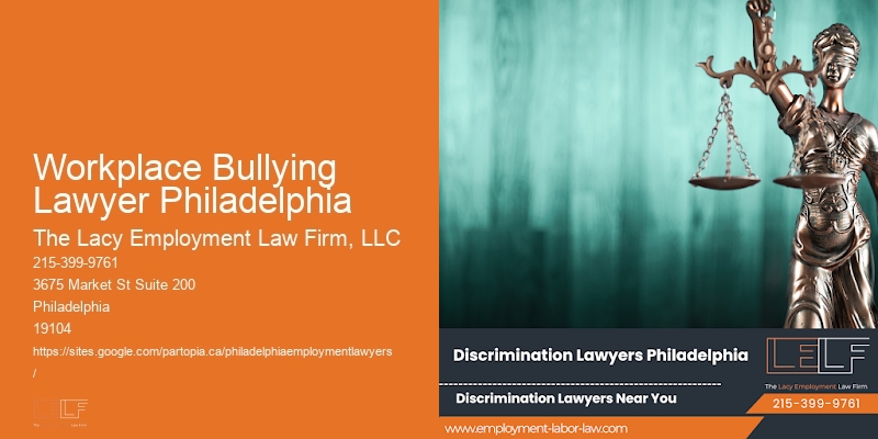 Workplace Bullying Lawyer Philadelphia