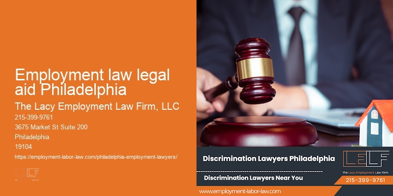 Employment law legal aid Philadelphia