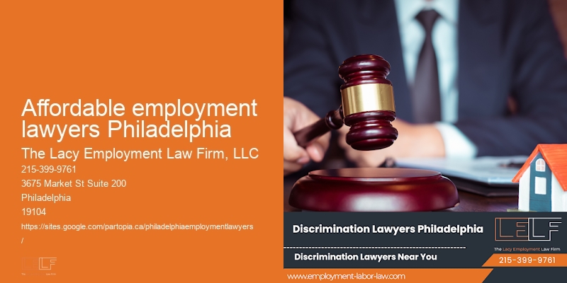 Affordable employment lawyers Philadelphia