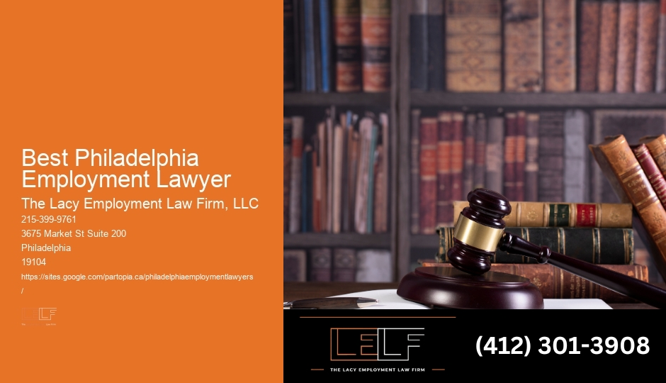 Philadelphia employment lawyer support