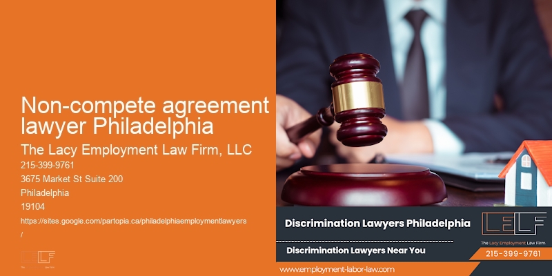 Non-compete agreement lawyer Philadelphia