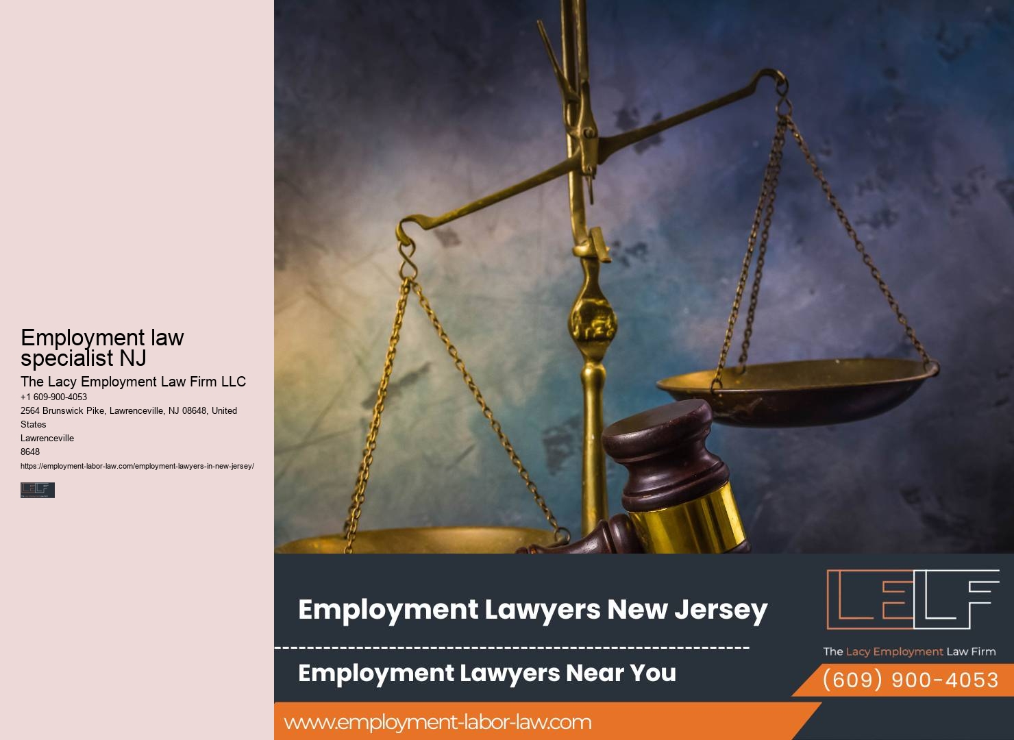 Legal advice workplace disputes NJ