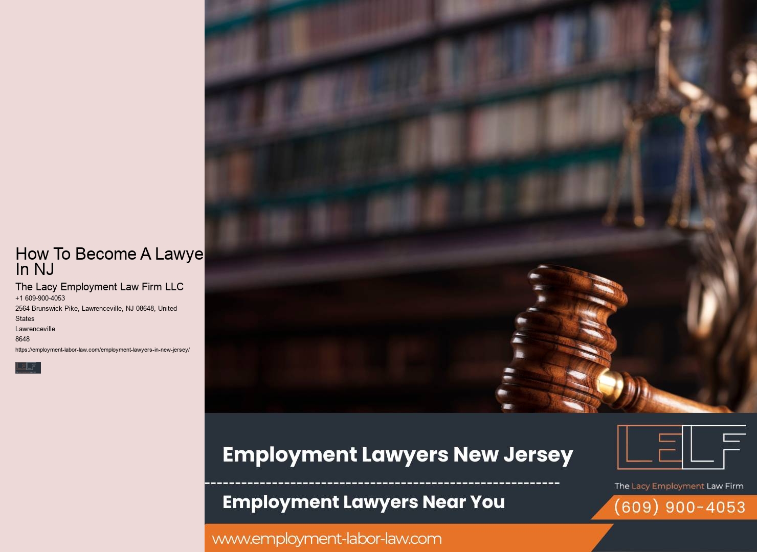 Employment law attorney NJ