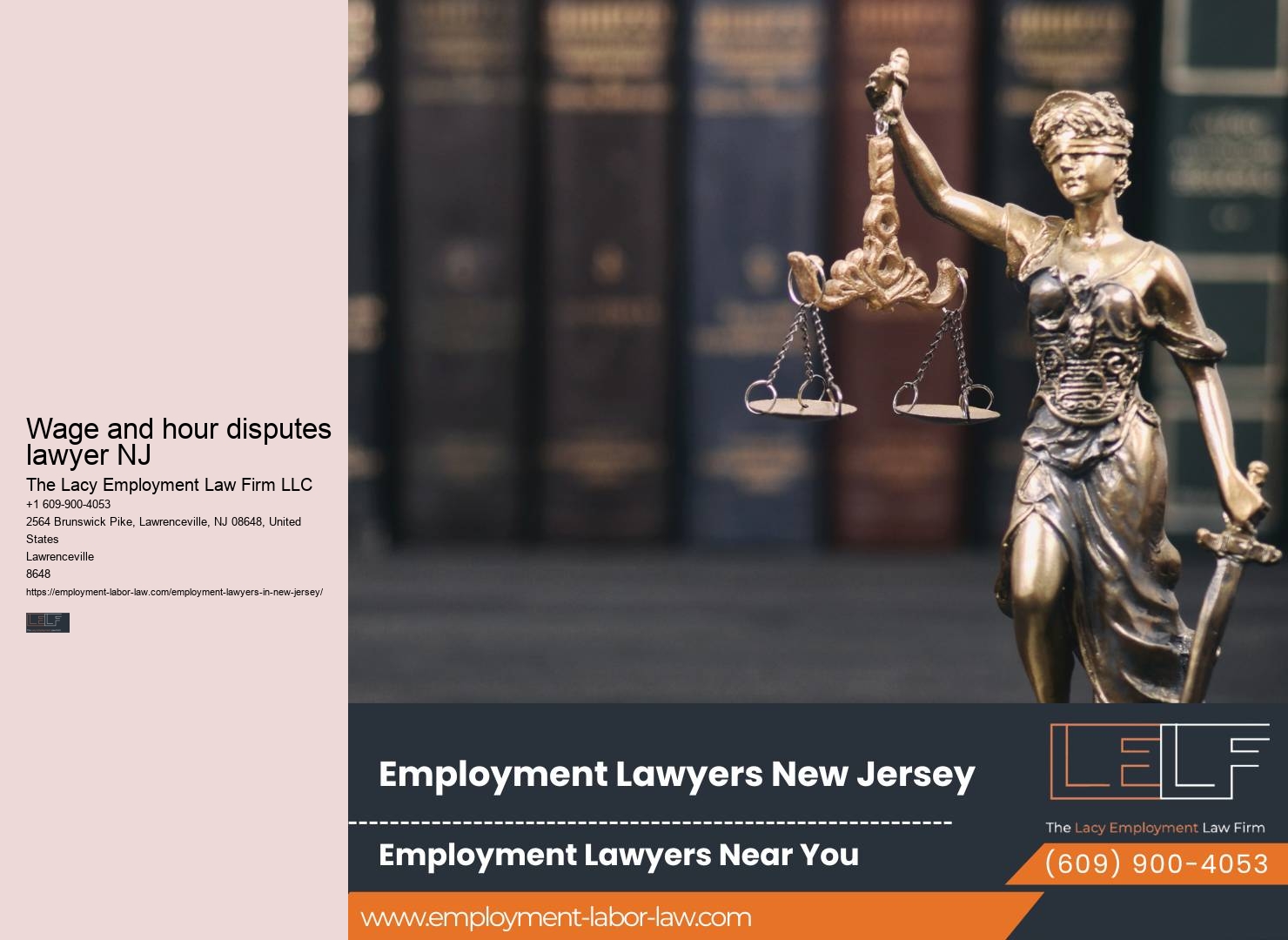 NJ employment legal advice