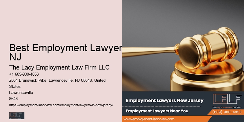 Best Employment Lawyer NJ Job Termination Expert