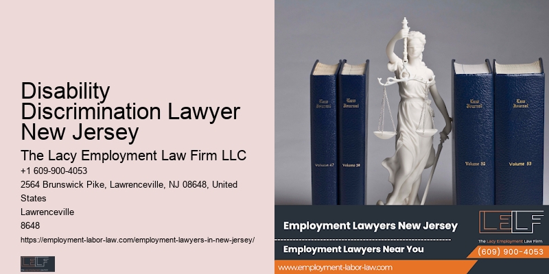 Disability Discrimination Lawyer New Jersey