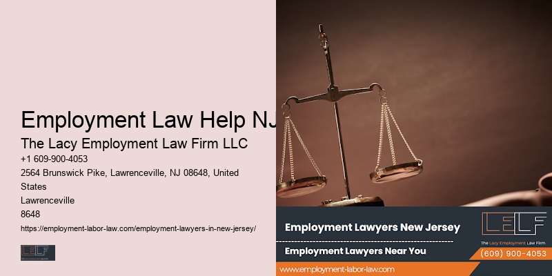 Employment Law Help NJ Fair Employment Lawyer