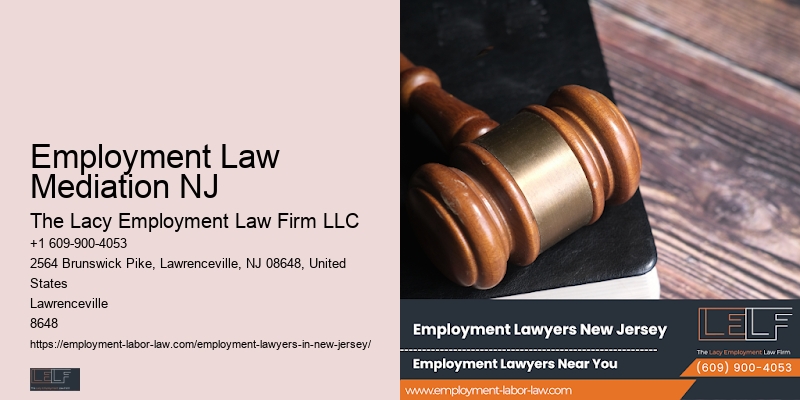 Employment Law Mediation NJ Employment Law Consultant