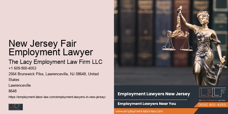 New Jersey Fair Employment Lawyer Employment Law Services
