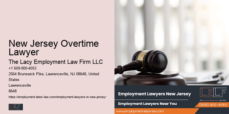 Best Employment Law Services New Jersey Overtime Lawyer