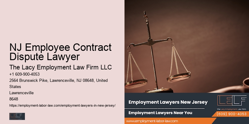 NJ Employee Contract Dispute Lawyer Employment Law Consultation