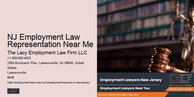NJ Employment Law Representation Near Me Workplace INJury Lawyer