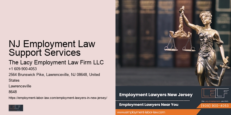 NJ Employment Law Support Services Wage Dispute Attorney