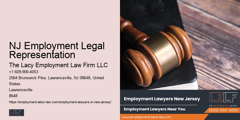 NJ Employment Legal Representation Wrongful Dismissal Lawyer
