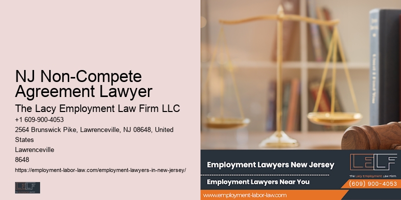NJ Non-Compete Agreement Lawyer Employment Claim Lawyer