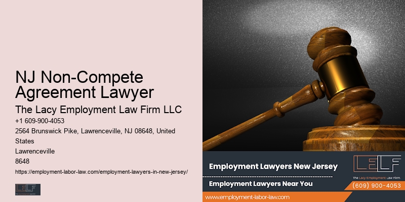 NJ Non-Compete Agreement Lawyer Workplace Safety Attorney