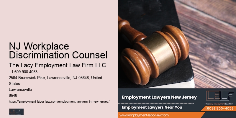 Employment Law Advisor NJ Workplace Discrimination Counsel