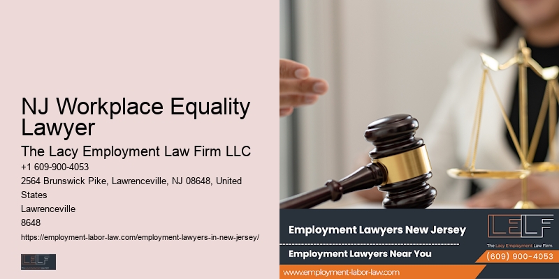 NJ Workplace Equality Lawyer Employee Defense Lawyer