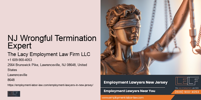 NJ Wrongful Termination Expert Employee Contract Disputes