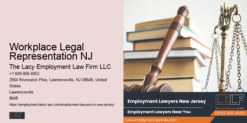 Workplace Legal Representation NJ Workplace Disputes Legal Help