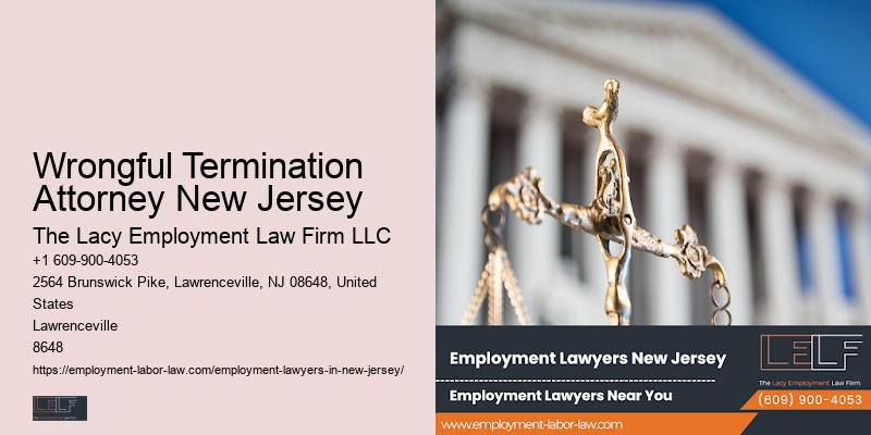 Wrongful Termination Attorney New Jersey