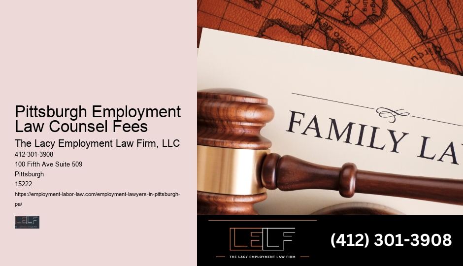 Pittsburgh Employment Lawyer Cost