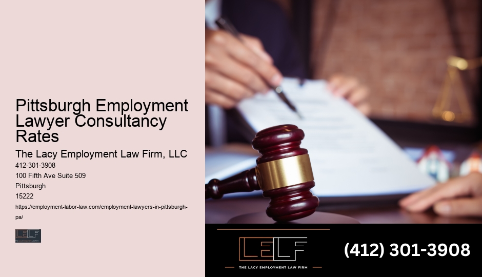 Pittsburgh Employment Lawyer Pricing