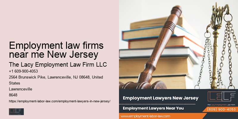 Employment law firms near me New Jersey wrongful termination law firms