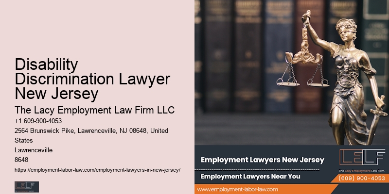 Leading Employment Law Firm Disability Discrimination Lawyer New Jersey