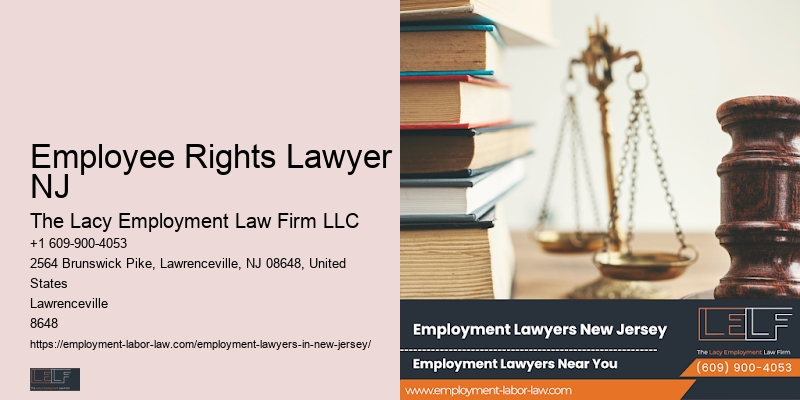 Employee Rights Lawyer NJ Employment Termination Attorney