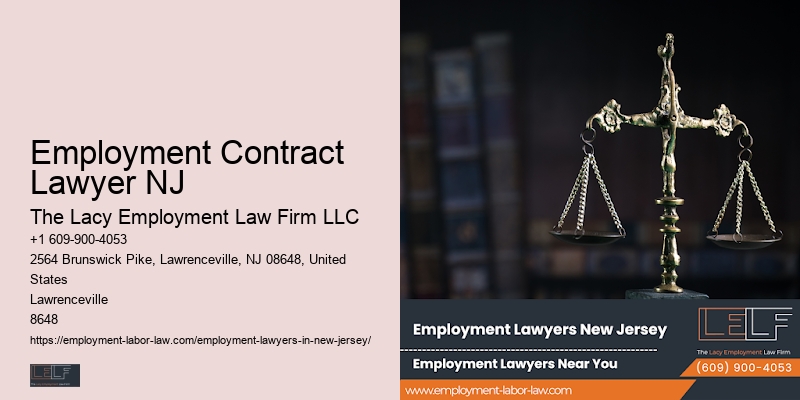 Employment Contract Lawyer NJ EEOC Attorney