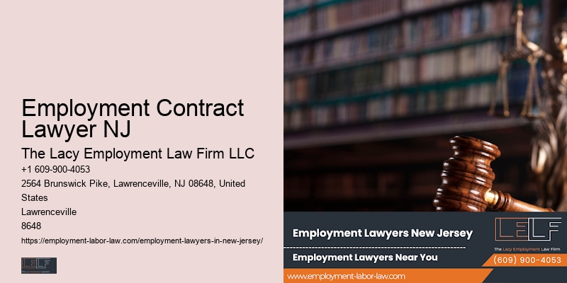 Expert Workplace Harassment Attorney Employment Contract Lawyer NJ