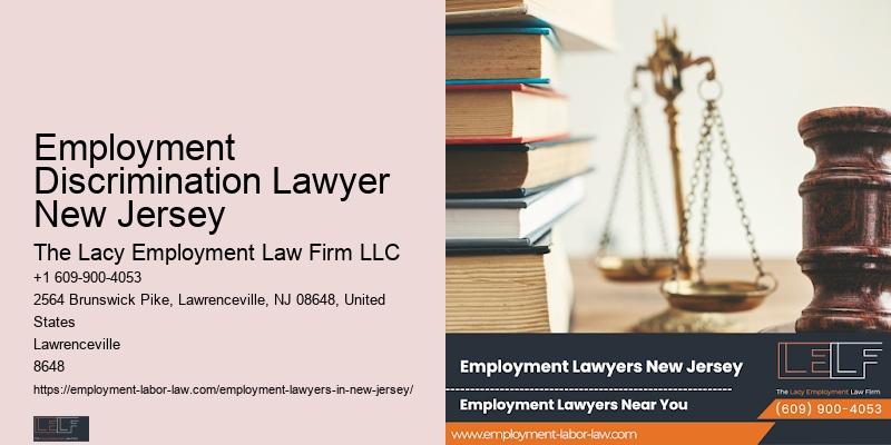 Employment Discrimination Lawyer New Jersey Severance Negotiation Attorney