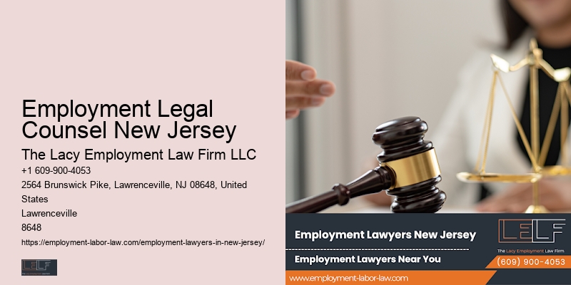 Employment Mediation Services Employment Legal Counsel New Jersey