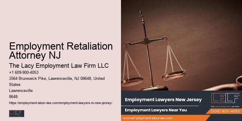 Employment Retaliation Attorney NJ Employee Rights Lawyer Near Me