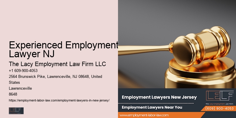 Experienced Employment Lawyer NJ Unemployment Benefits Lawyer