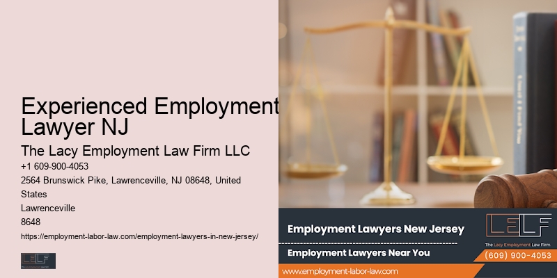 Experienced Employment Lawyer NJ Employee Rights Specialist