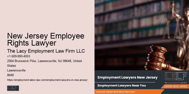 New Jersey Employee Rights Lawyer Civil Rights in Employment Lawyer