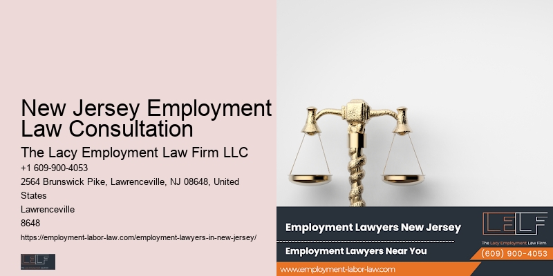Wrongful Job Termination Lawyer New Jersey Employment Law Consultation