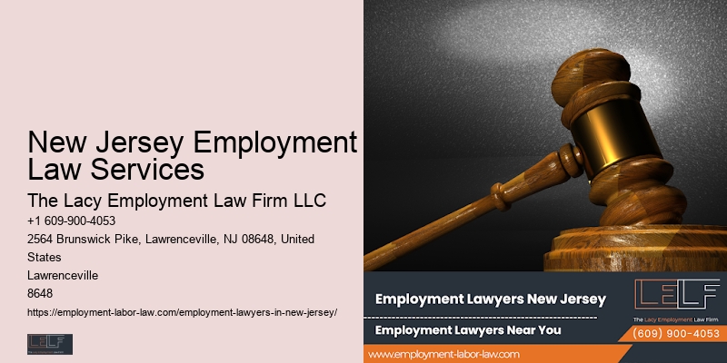 New Jersey Employment Law Services Employment Law Firm