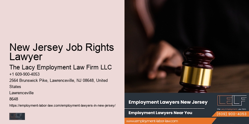 Employment Law Representation New Jersey Job Rights Lawyer